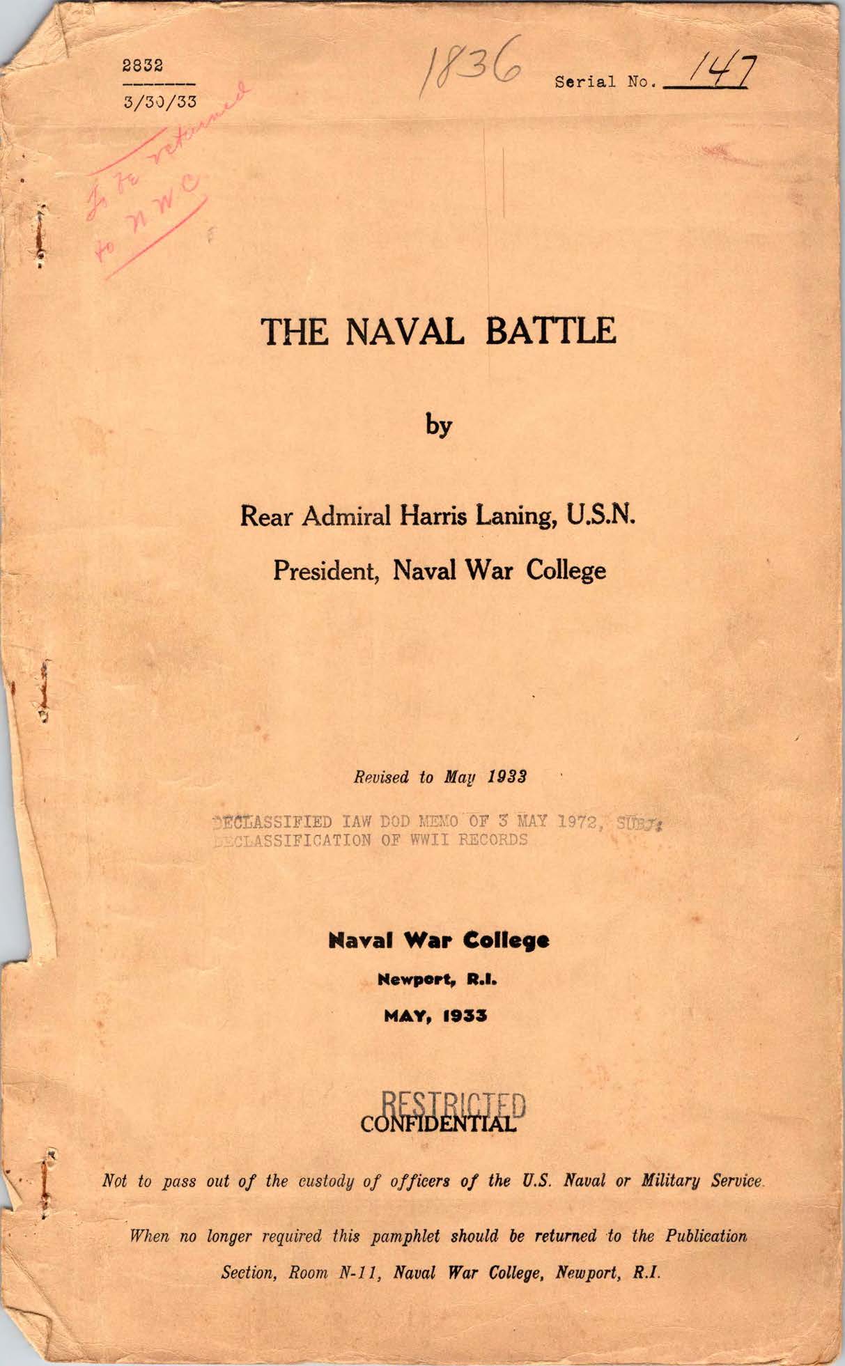 The Naval Battle, by Harris Laning