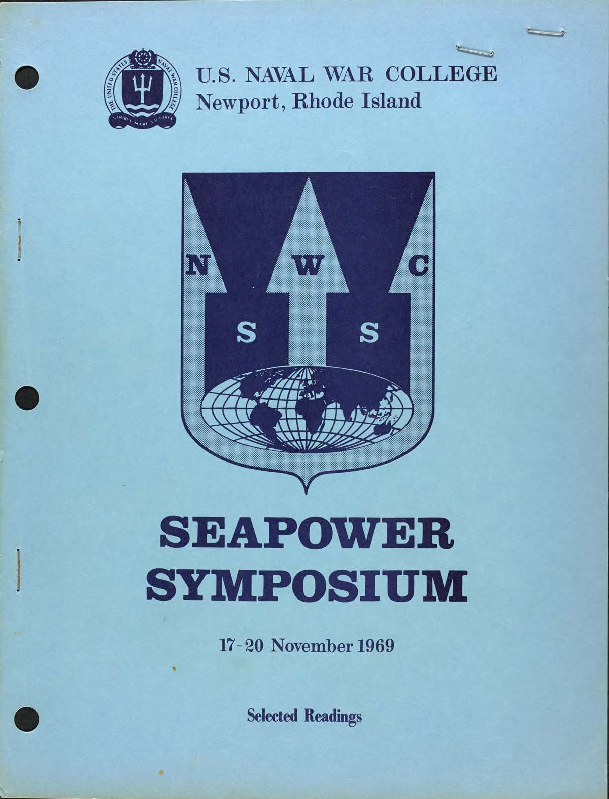 Selected readings: First Seapower Symposium